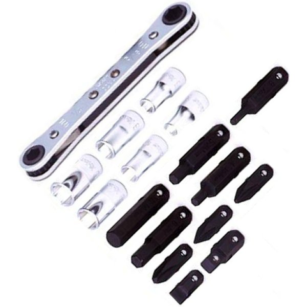 ラチェットスパナセット 17ヶ組