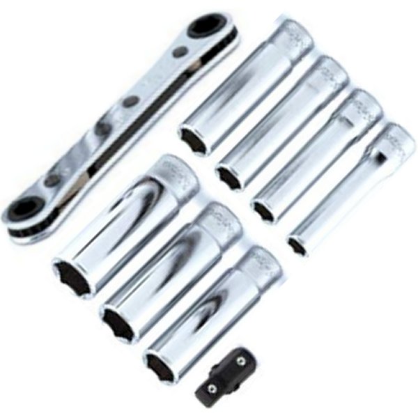 ラチェットスパナセット 9ヶ組