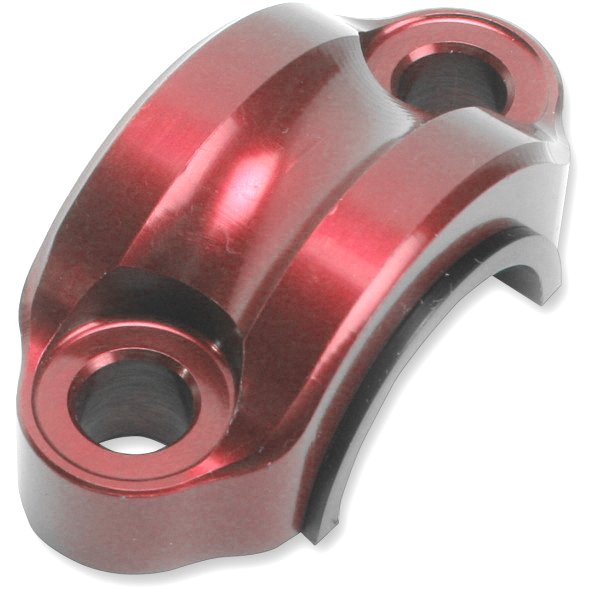 マスターシリンダークランプ アルミ 赤