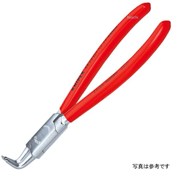 穴用スナップリングプライヤー 曲