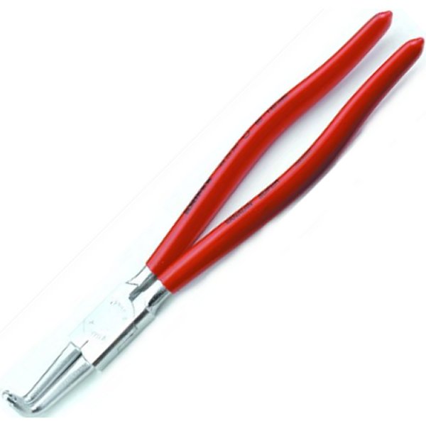 穴用スナップリングプライヤー 曲