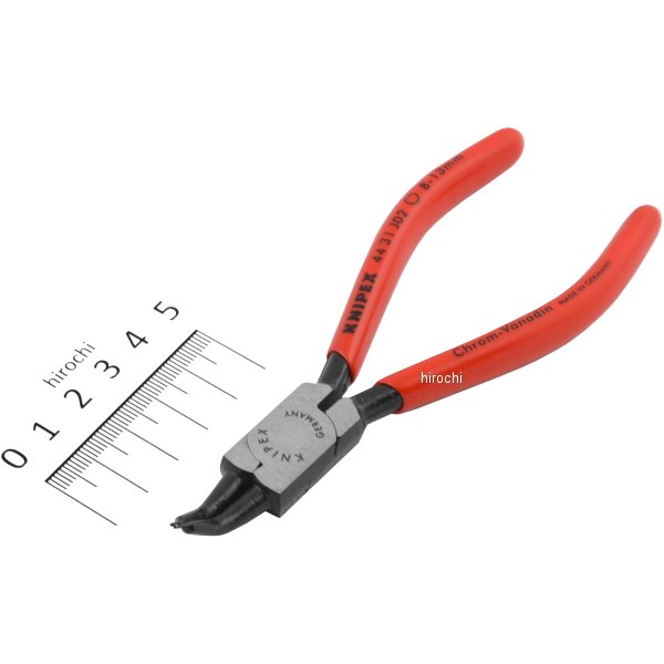 穴用スナップリングプライヤー 45°