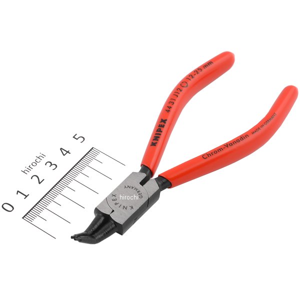 穴用スナップリングプライヤー 45°