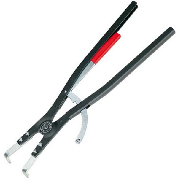 軸用スナップリングプライヤー 曲