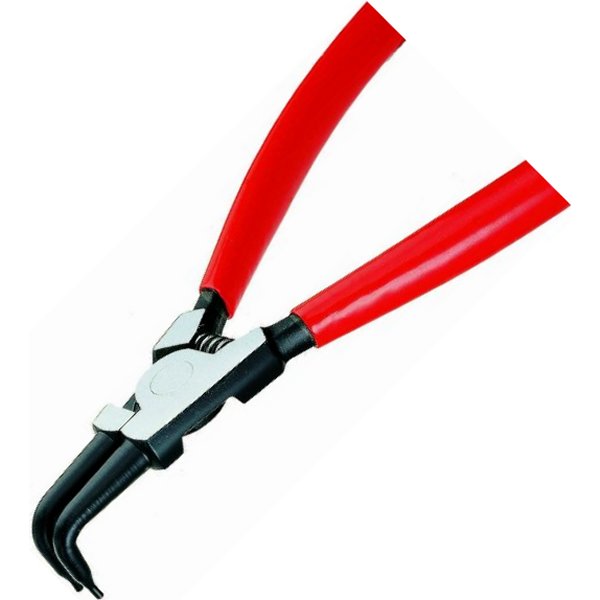 軸用スナップリングプライヤー 曲