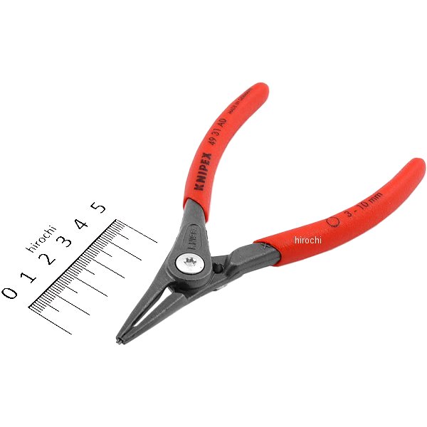 軸用スナップリングプライヤー 直