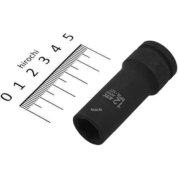 9.5sq インパクトレンチ用ソケット(ディープ薄肉) 12mm