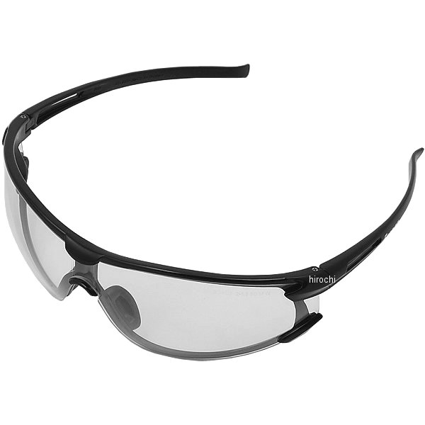 メガネ セーフティ ブラック フレーム/クリアレンズ