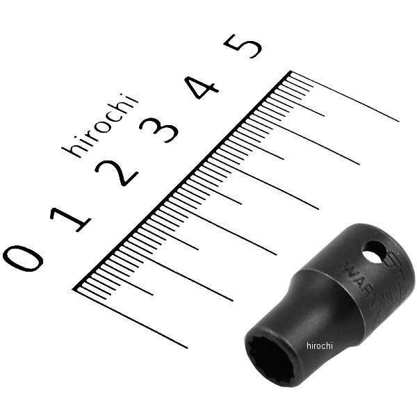 フランクドライブ 1/4インチ シャロー ソケット 12角 インチサイズ 1/4インチ