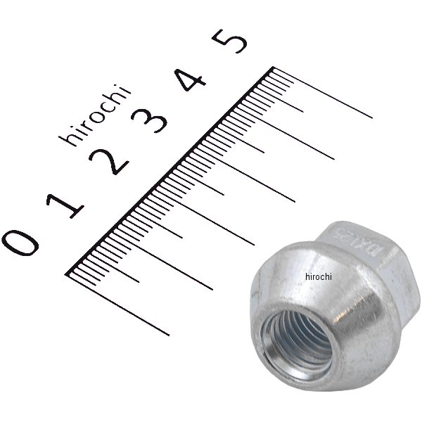 10mm ロックナット テーパー 純正 クローム (1個売り)