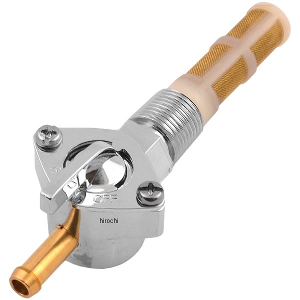 フューエル ペットコック 57年-74年 XL、66年-74年 FL、FX 3/8インチ NPT 180°