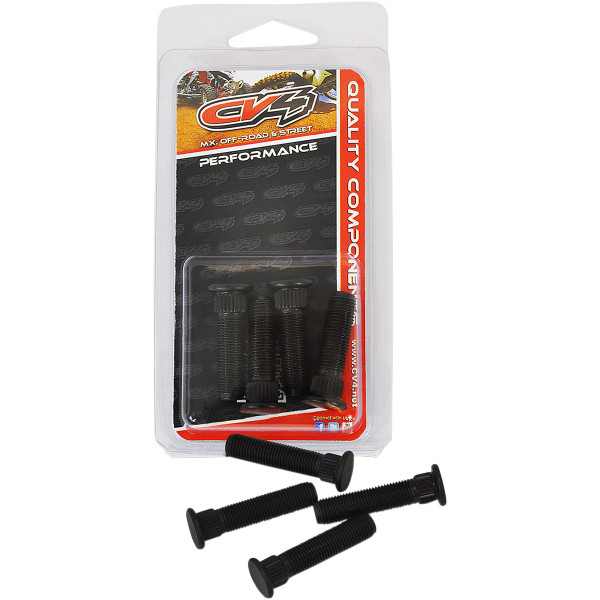 【セール特価】 スタッドボルト ポラリス フロント 黒 (4個入り)