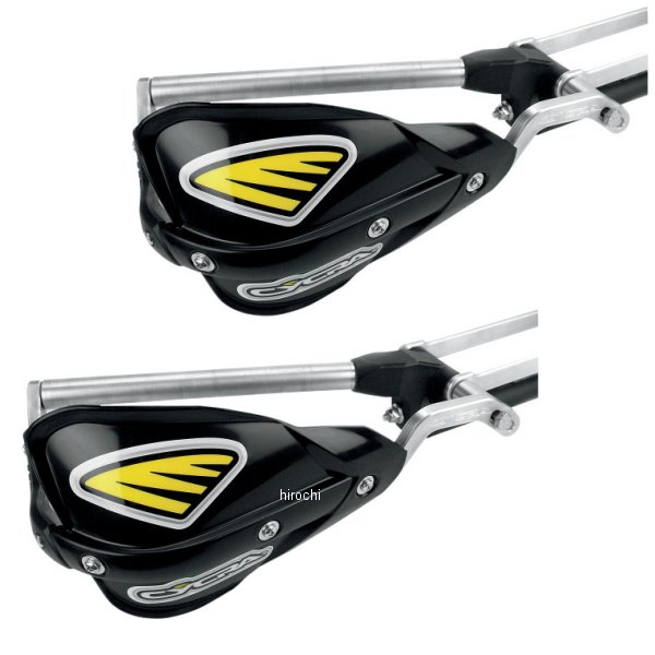 ハンドルガード アルミ骨入り (左右ペア) 黒