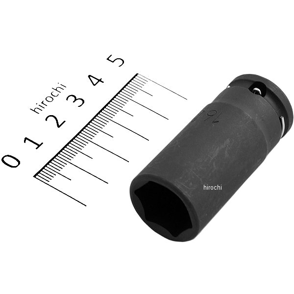 3/8インチsq 薄肉インパクトセミディープソケット 16mm