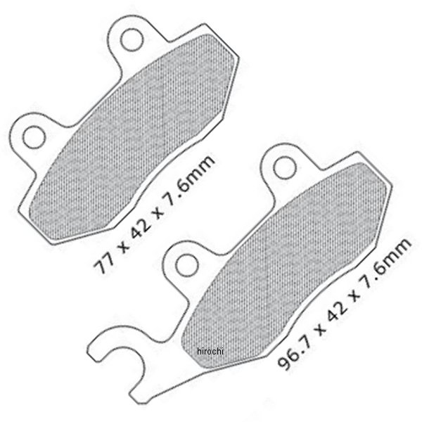 ブレーキパッド フロント 右側 Pro MX シンタード 411 11年-18年 ヤマハ、カワサキ