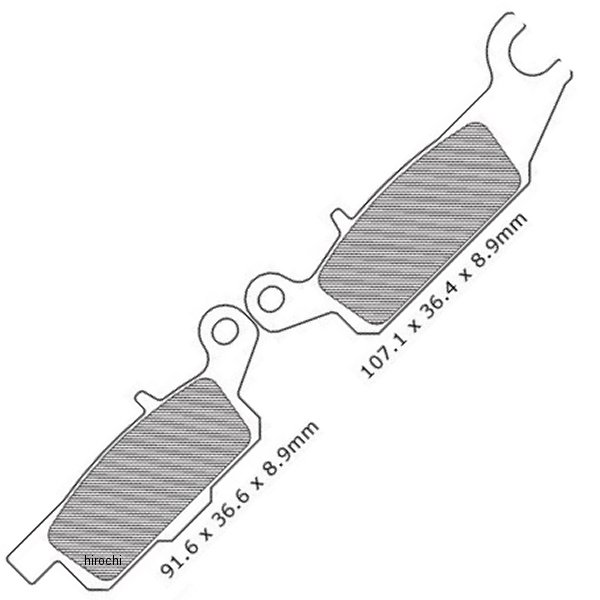 ブレーキパッド リア シンタードメタル 981 07年-18年 ヤマハ