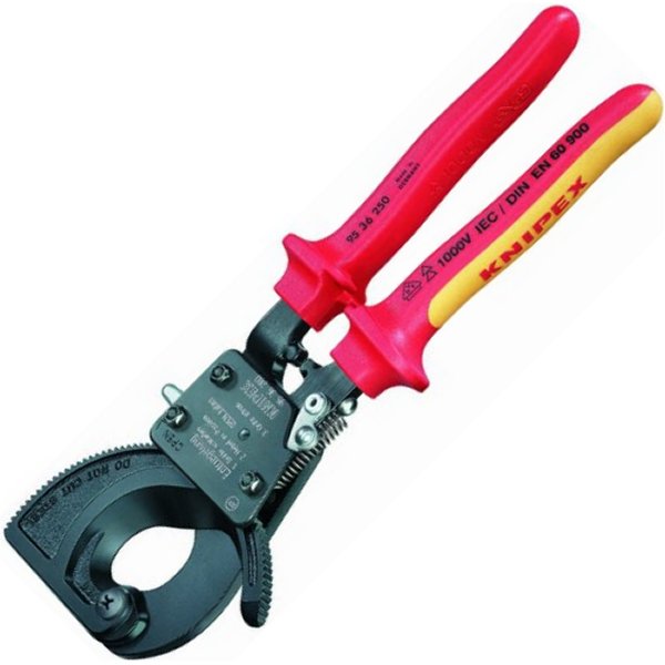絶縁ケーブルカッター 1000V(ラチェット式