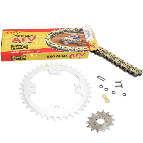 【セール特価】 チェーン&スプロケットセット 08年-14年 カワサキ KFX450R