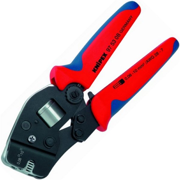 ワイヤーエンドスリーブ圧着ペンチ