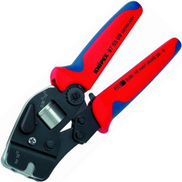 ワイヤーエンドスリーブ圧着ペンチ