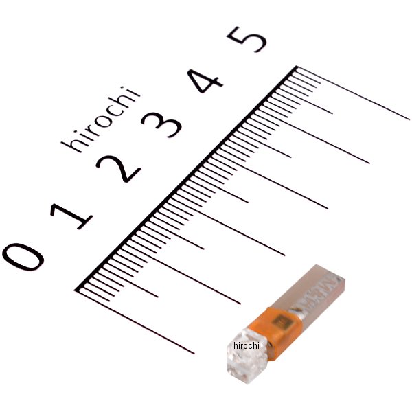 メーター ポジション ライセンス用 拡散タイプL700F 12v用 ウエッジ(小) オレンジ
