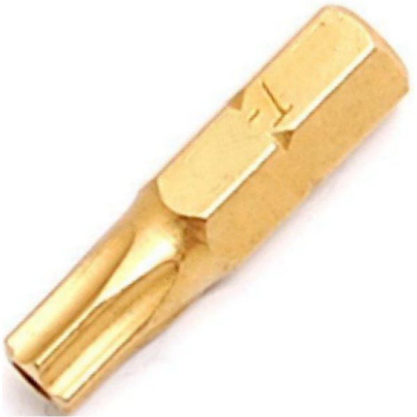 1/4インチ チタンコーティングイジリ止ビット TX20