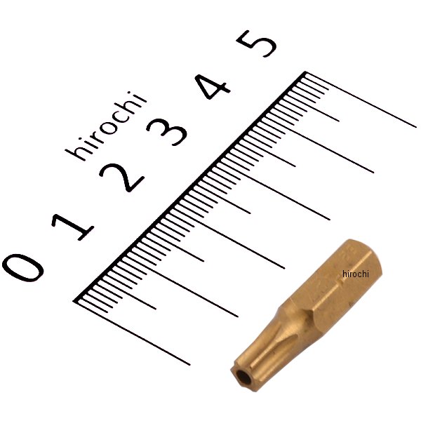 1/4インチ チタンコーティングイジリ止ビット TX27