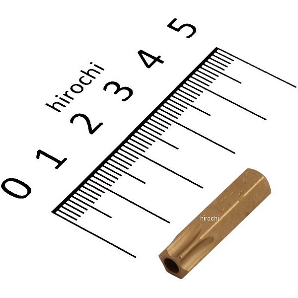 1/4インチ チタンコーティングイジリ止ビット TX40