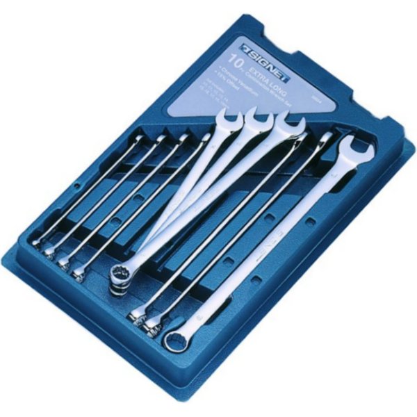 超ロングコンビネーションレンチセット(10-19mm)
