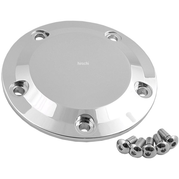 タイマーカバー 99年-17年 Twin Cam 無地 クローム