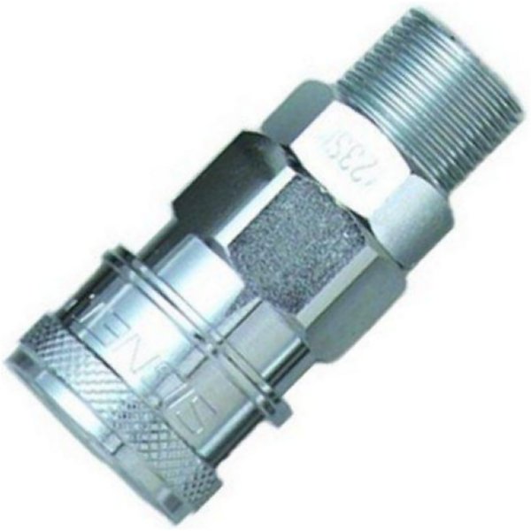 カップリング・ソケット(テツ)PT1/4インチ オネジ