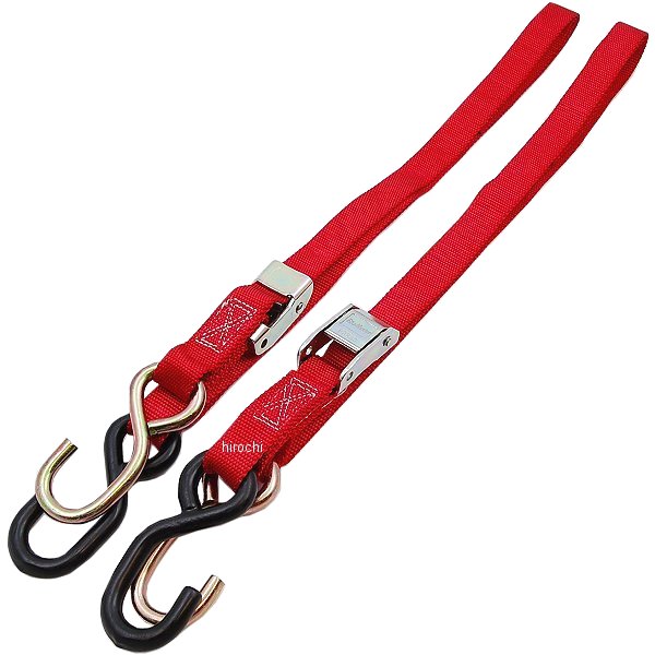 タイダウンベルト 1インチ(2.54cm) x 72インチ(182cm) 赤