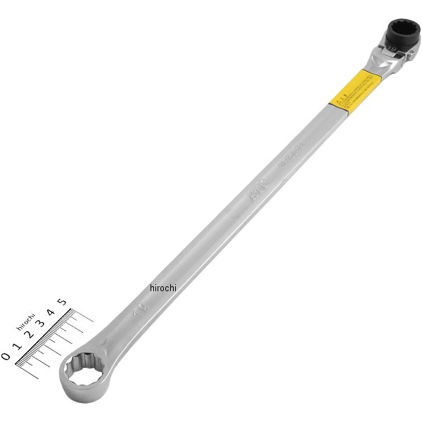 超ロングラチェットめがねレンチ(首振りタイプ) 19mm