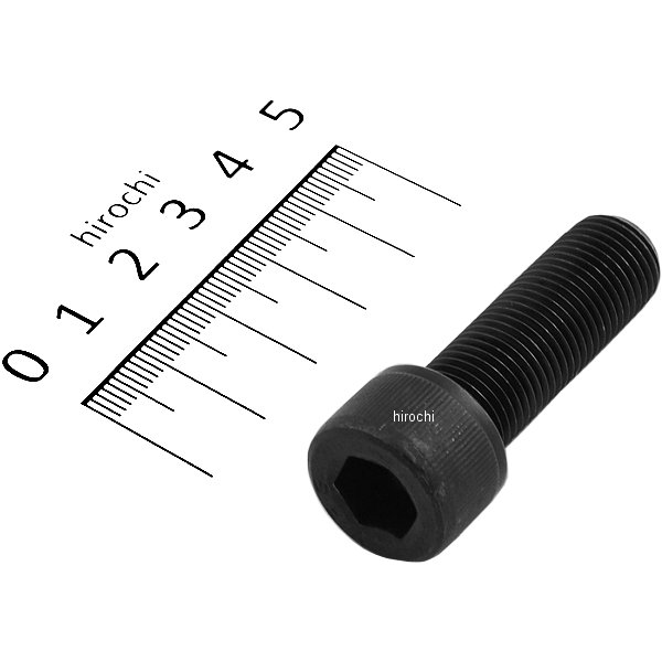 ライザーマウント クローム 六角穴付きボルト 1/2-20 x 1-1/2 黒 (1個売り)