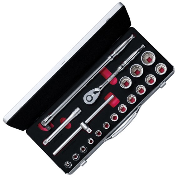 12.7sq ソケットレンチセット 12角 (19点) ミリ