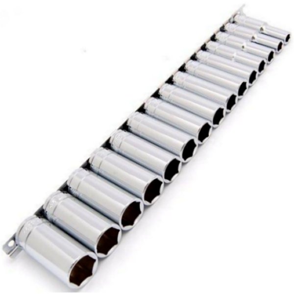 3/8DR 15PC ディープソケットセット (V)