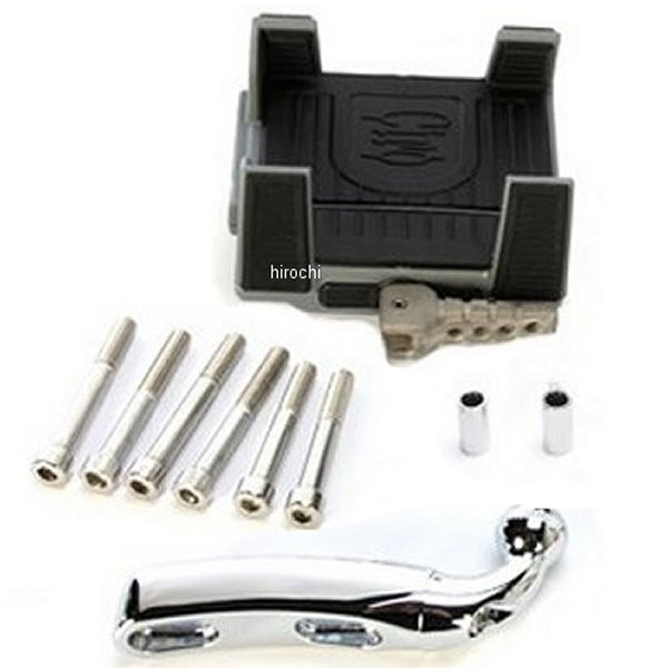 スマートフォンホルダー ブレーキ/クラッチパーチ取付 充電機能無し クローム