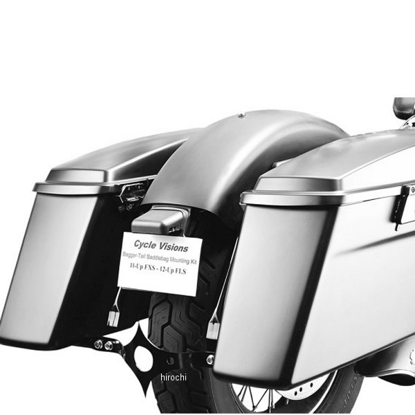 サドルバッグ取付金具 FXS/FLS 黒