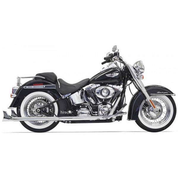 フルエキゾースト フィッシュテール 33"/2.25" 07年-17年 ソフテイル バッフル有