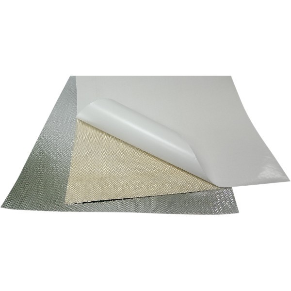 ミニフレックス ブランケット アルミニウム放射 ヒートシールド/接着剤付