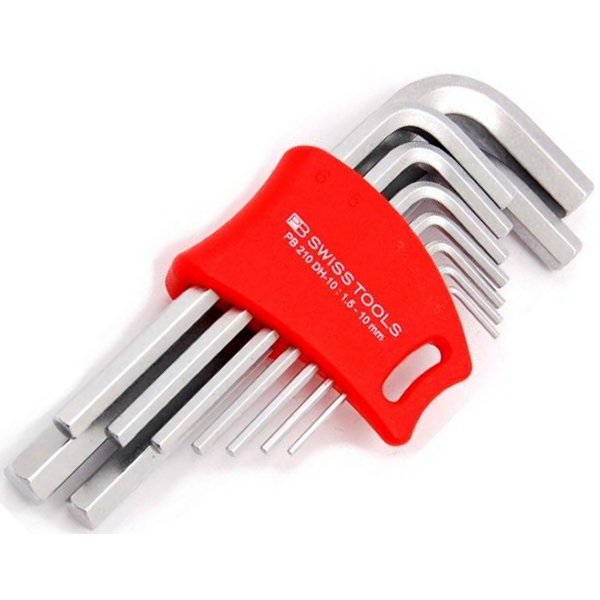 スイスツールズ  Swiss Tools ホルダー付6角棒レンチセット (ミリ)