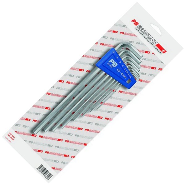 スイスツールズ  Swiss Tools ホルダー付6角棒レンチセット ロング (ミリ)