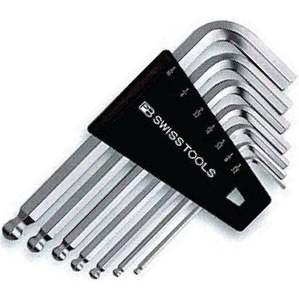スイスツールズ  Swiss Tools ボール付6角棒レンチセット (インチ)