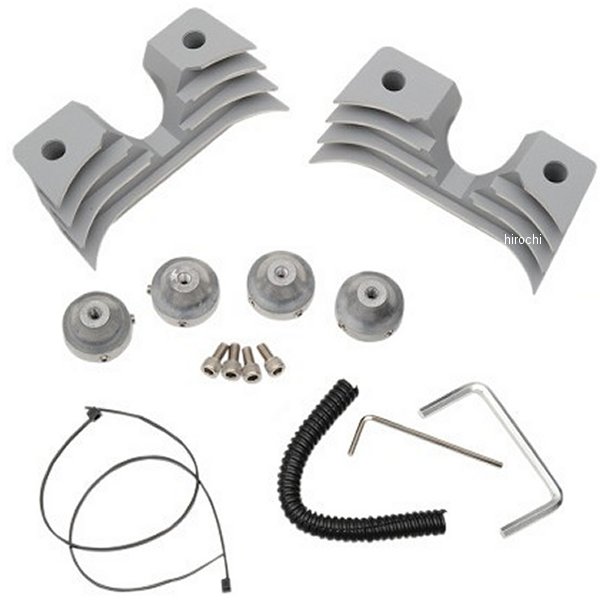 スパークプラグ ヘッドボルトカバー 04年以降 XL フィン シルバー