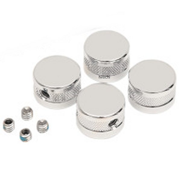 DRAG ヘッドボルトカバー エンジン用 クローム (4個入り)