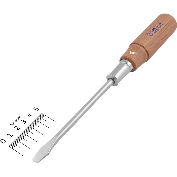 木柄貫通ドライバー (-)7X125