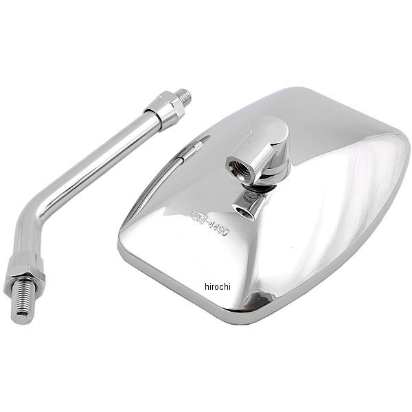 BIGスクエアーミラー 新認定車両対応 メッキ 左右兼用92×145 M10