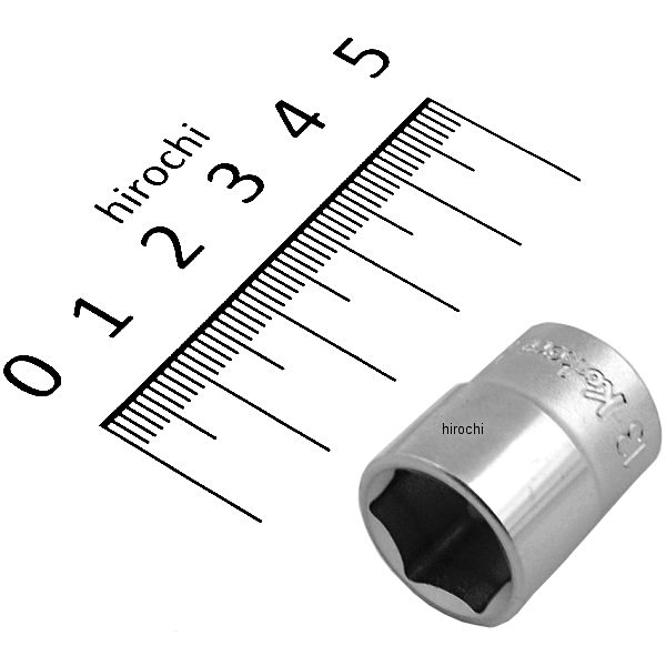 1/4インチsq 6角スタンダードソケット 13mm