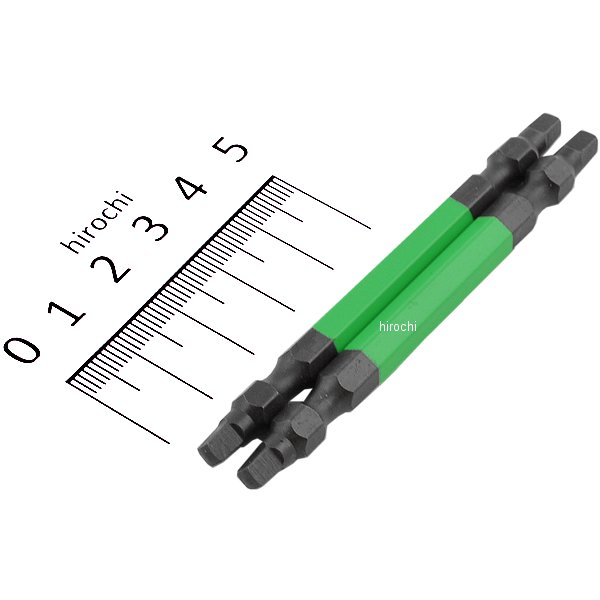 カラー四角(スクエアー)ビット2本#3X85