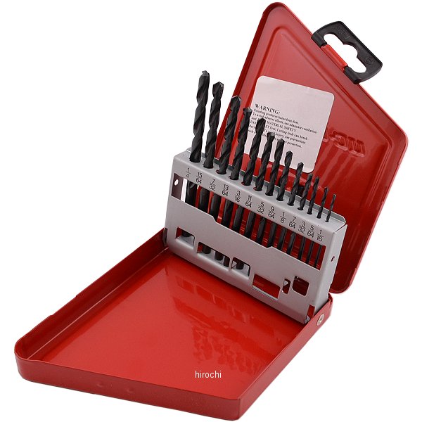 ハイスピードスチール ジョバー ドリルビットセット 118° 13本入り